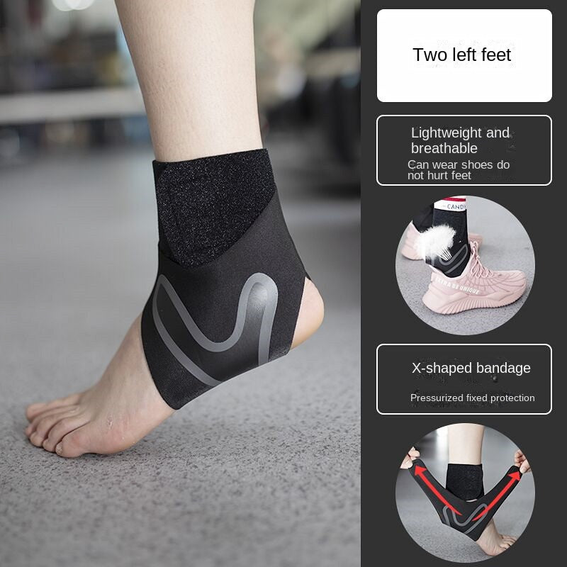 Breathable Even Pressure Distribution Ankle Support, Compression Anti-Twist Fitness Outdoor Ankle Brace
