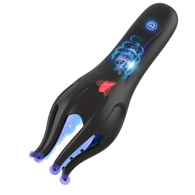 Penis Massage Trainer Male Masturbation Multi frequency Vibration Airplane Cup