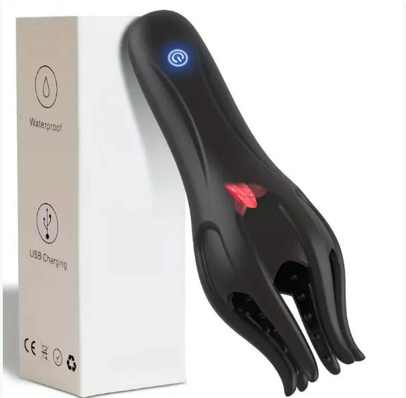 Penis Massage Trainer Male Masturbation Multi frequency Vibration Airplane Cup