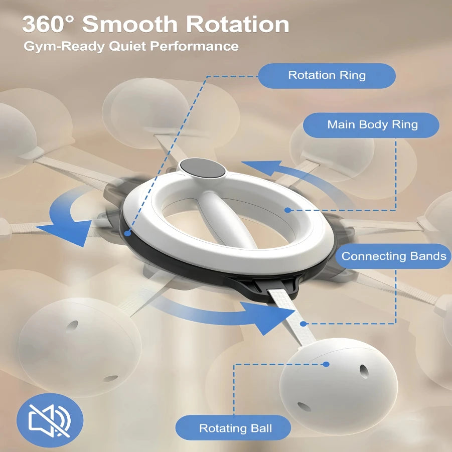 New 360 ° Intelligent Hand cranked Hula Hoop Kirin Swan Arm Beauty Arm